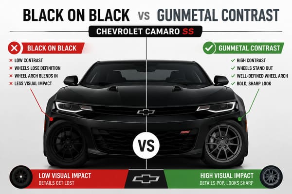 Best wheel colors for black cars