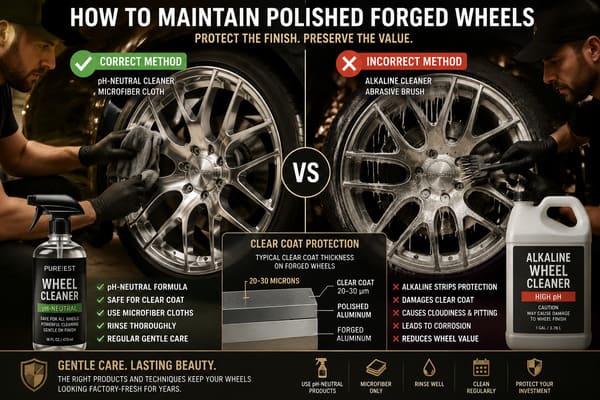 How to Keep Forged Wheels Shiny how to maintain polished forged wheels