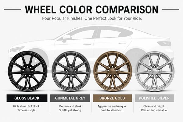 Best wheel colors for white cars\ Wheel color options on white car builds