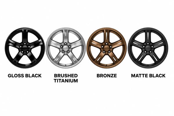 Best Wheel Colors for Silver Cars Wheel color options for silver Dodge Charger Scat Pack