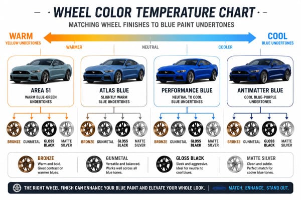 Wheel Color Combinations for Blue Cars and Trucks Wheel color combinations for blue trucks