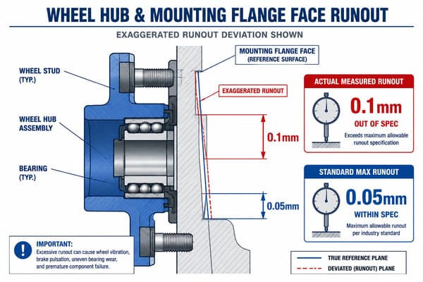 Wheel Mounting Surface Runout and Balance Wheel mounting surface runout measurement