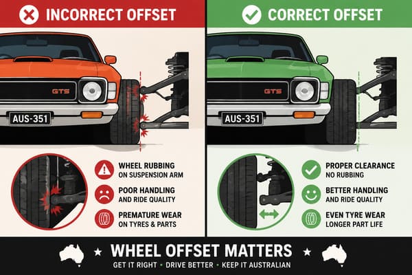 What Happens With Wrong Wheel Offset on XY GT Wrong Offset Problems Ford Falcon XY GT