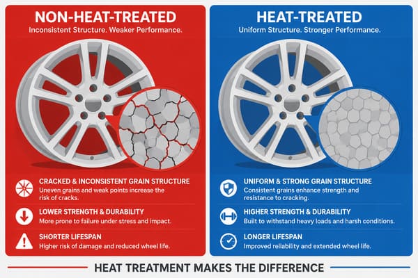 heat treated vs non heat treated aluminum alloy comparison