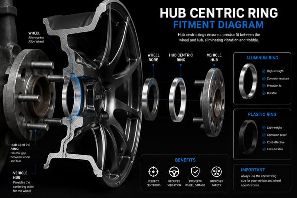 Hub Centric Ring Fitment and Center Bore Accuracy Hub centric ring use case and limitations for aftermarket wheels