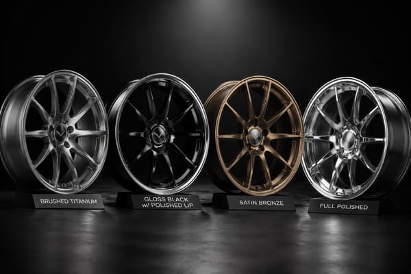 Best Wheel Finishes for Black Cadillac CT5-V Wheel finish options for black Cadillac CT5-V