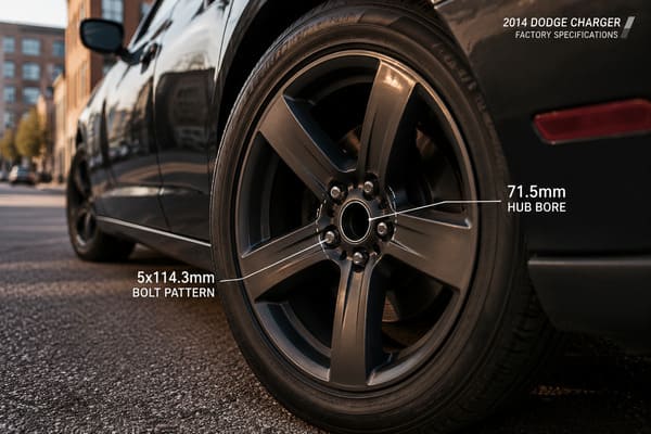 2014 Dodge Charger Wheel Fitment Specifications 2014 Dodge Charger hub bore 71.5mm bolt pattern 5x114.3