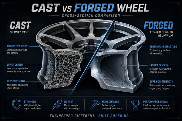 Forged Wheels vs Cast Wheels for Cadillac CT5-V Forged vs cast wheels for Cadillac CT5-V