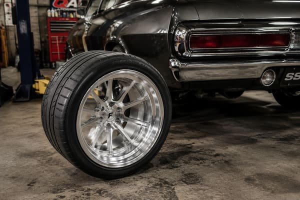 Best tire size for 18x10 wheels on Chevelle SS 275/40R18 tire on 18x10 forged wheel for Chevelle SS