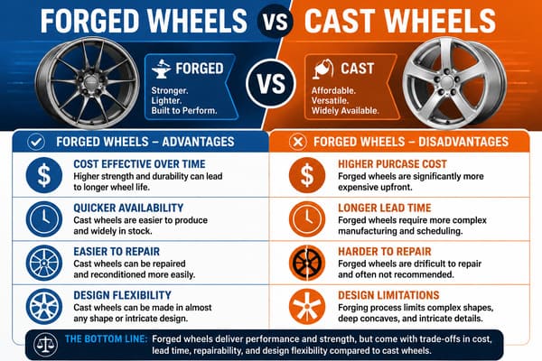 Disadvantages of forged wheels honest comparison
