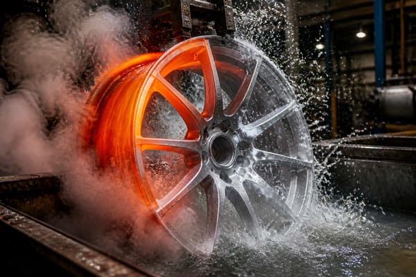 T6 heat treatment effect on aluminum wheel strength
