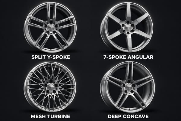 Best Wheel Styles for Cadillac CT5-V Wheel style guide for Cadillac CT5-V aggressive look