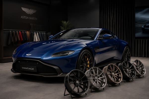 Best wheel finishes for blue Aston Martin Vantage Best wheel finishes for blue Aston Martin Vantage