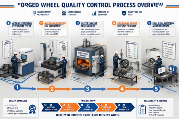 Forged wheel quality control process overview