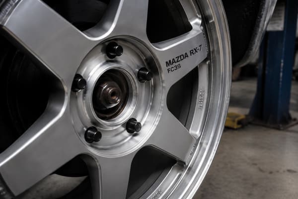 Mazda RX-7 FC hub bore 67.1mm forged wheel fitment