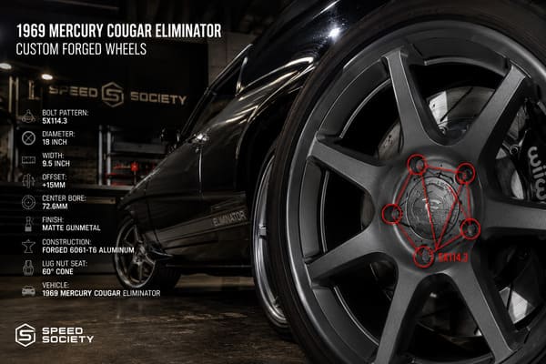 Mercury Cougar Eliminator Bolt Pattern 5x114.3 Mercury Cougar Eliminator 5x114.3 forged wheel bolt pattern guide