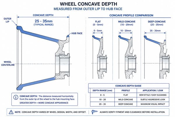 What Is a Deep Concave Wheel Definition and Geometry\ Deep concave wheel profile definition