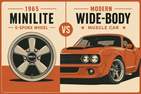 Timeless vintage wheel designs on modern vehicles