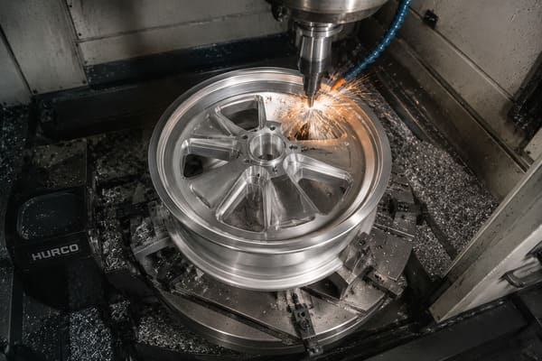 Modern forged aluminum wheels based on classic vintage Fuchs design