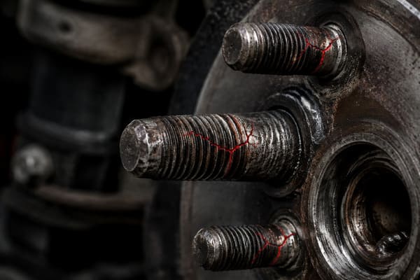 What Happens When Hub Bore Is Wrong on a Kingswood wrong hub bore damage on Holden Kingswood wheel studs