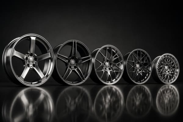 Spoke Count and Shape in Luxury and Sport Wheels\\\ Spoke Design Variations in Forged Wheels