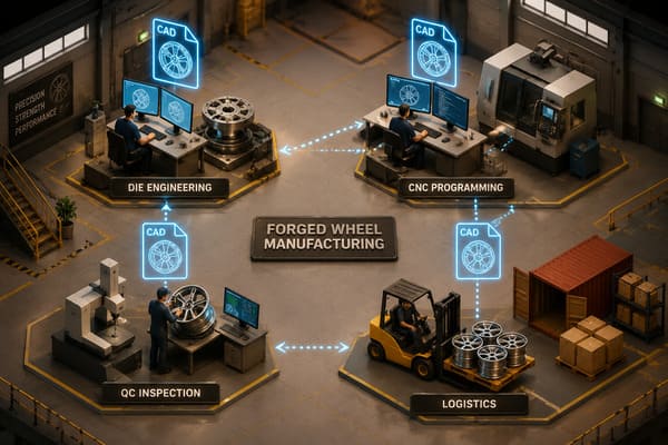 How Forged Wheel Manufacturers Use CAD\\\ CAD use in forged wheel production