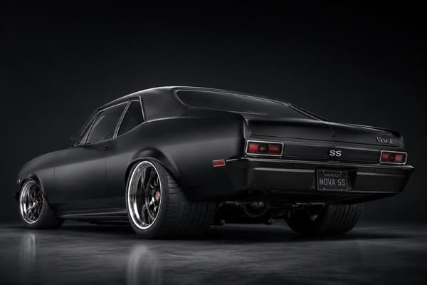 Best Offset Range for Wide Stance Chevrolet Nova SS Aggressive stance Nova SS with custom forged wheels