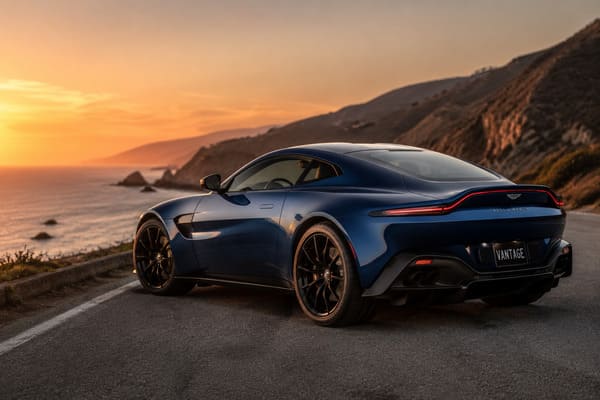Gloss black wheels on blue Aston Martin Vantage Gloss black wheels on blue Aston Martin Vantage