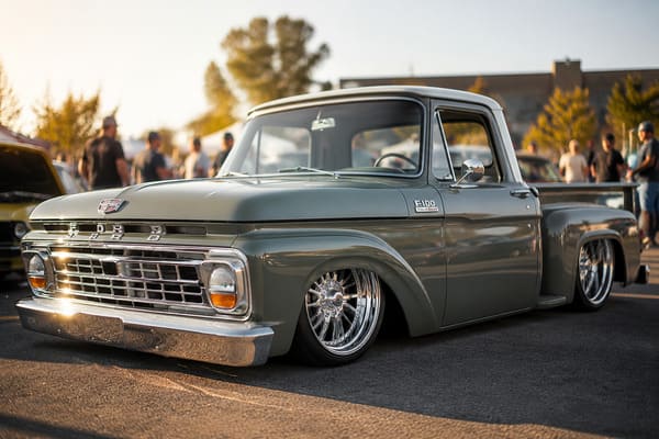 What Offset Looks Best on Trucks Like Ford F-100 Best looking truck wheel offset flush fitment forged