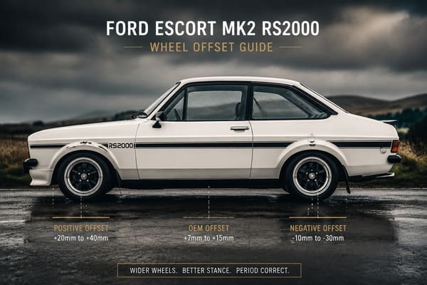 Ford Escort MK2 RS2000 Wheel Offset\ Ford Escort MK2 RS2000 wheel offset guide