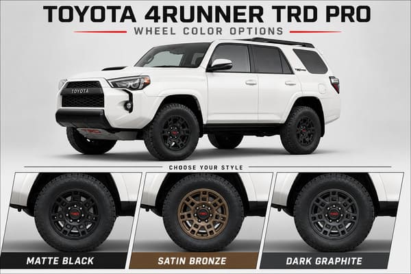 Best Wheel Colors for White Toyota 4Runner TRD Pro Best wheel colors for white Toyota 4Runner TRD Pro