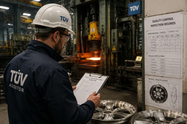TÜV certification for wheel manufacturing factories