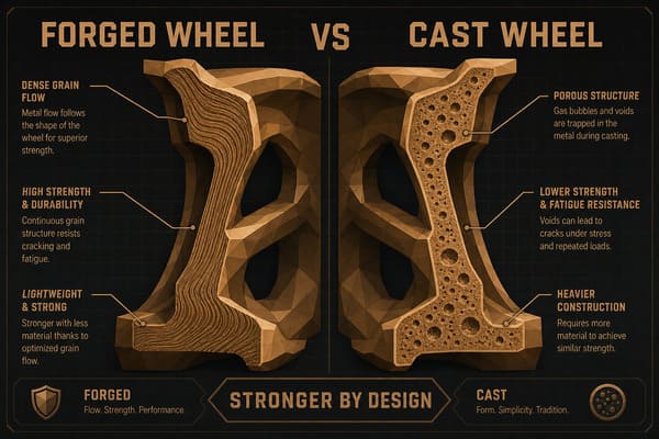 Forged Bronze vs Cast Wheel Comparison for Mach-E\ Forged vs cast wheel comparison for Mach-E