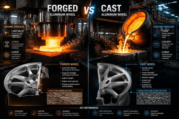 Forged vs cast wheels for Tesla Model S Plaid