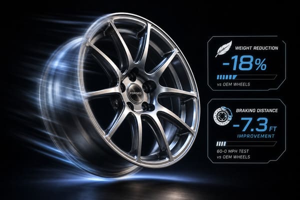 Aftermarket Forged Wheel Performance vs OEM Aftermarket Forged Wheels Performance Advantage