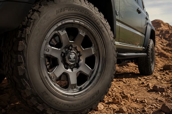 Durable finish types for off-road forged wheels Off-road forged wheel with powder coat finish for Land Cruiser