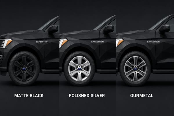 Best Wheel Finishes for Black Ford Expedition\ wheel finish options for black ford expedition matte silver gunmetal