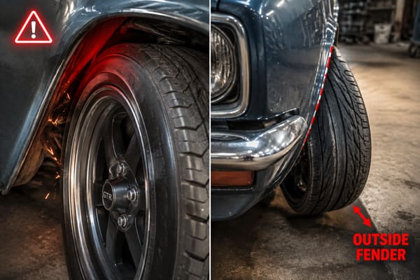 Effects of Wrong Wheel Offset on Torana GTR XU-1\ Wrong wheel offset effects on classic Holden Torana GTR XU-1