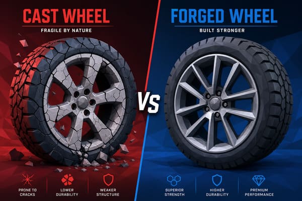 Forged vs cast wheel comparison for Chevrolet Suburban