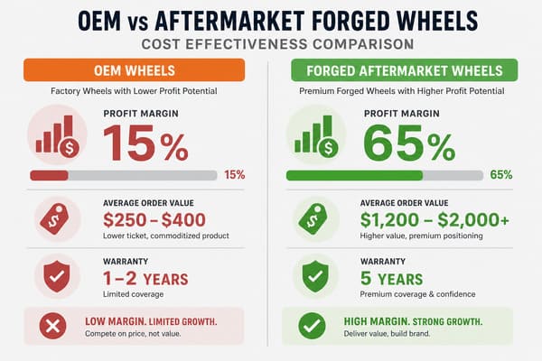 OEM vs Aftermarket Forged Wheel Cost Effectiveness Cost Comparison OEM vs Aftermarket Forged Wheels